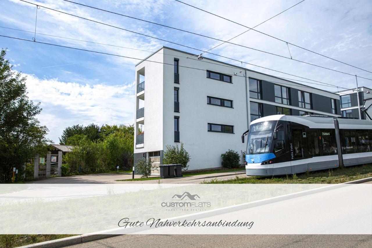 Апартаменти Customflats - Tiefgarage - Terrasse - Uninaehe Ульм Екстер'єр фото